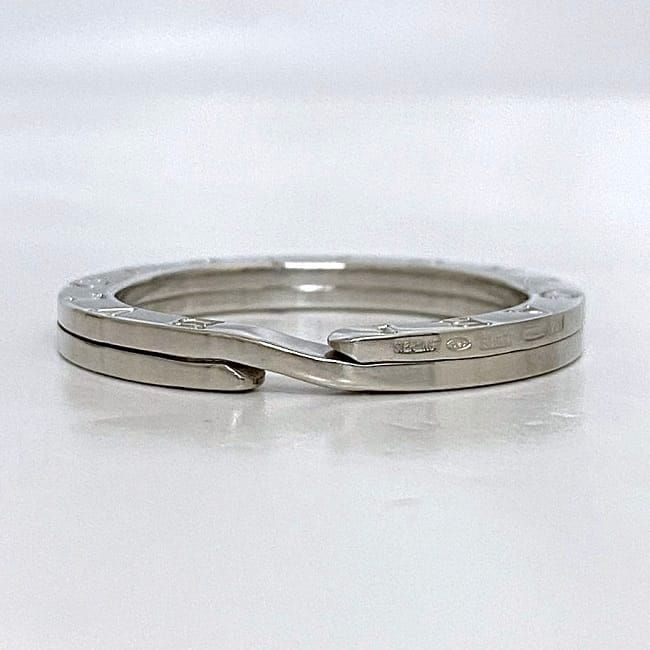 Bvlgari Key Ring Silver Polished 925 Sterling