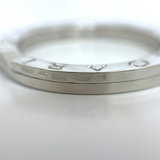 Bvlgari Key Ring Silver Polished 925 Sterling