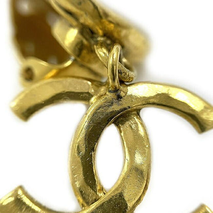 Chanel Earrings Gold CC Logo