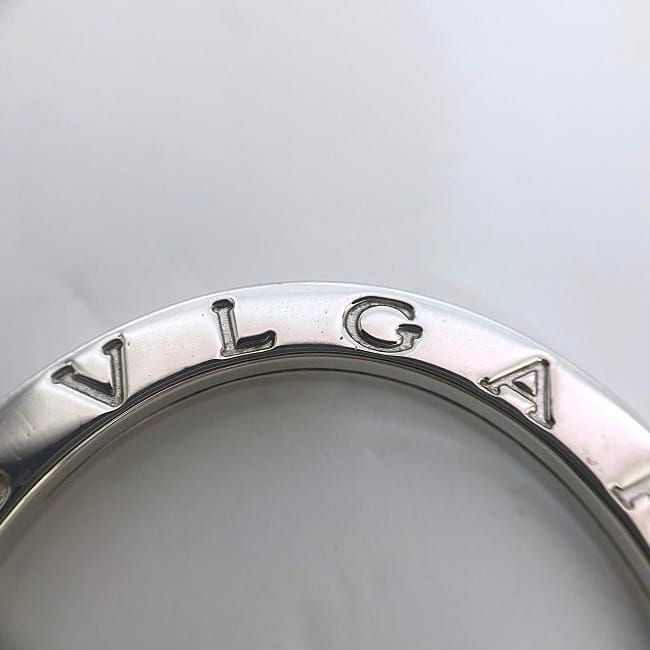 Bvlgari Key Ring Silver Polished