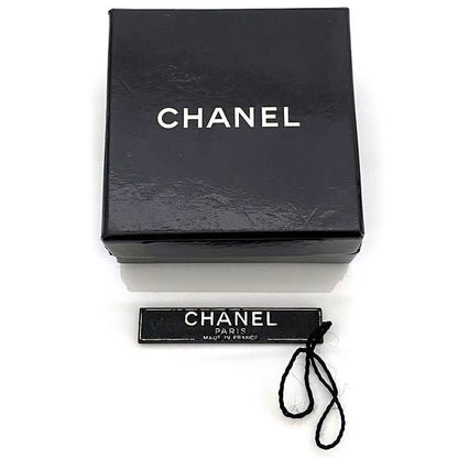 Chanel Earrings Gold CC Logo Vintage 2 3