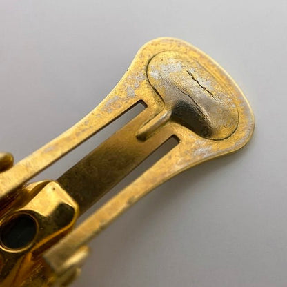 Celine Earrings Gold Triomphe