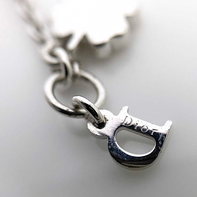 Dior Necklace Silver Metal