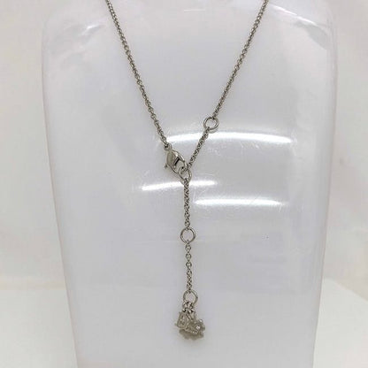 Dior Necklace Silver Metal