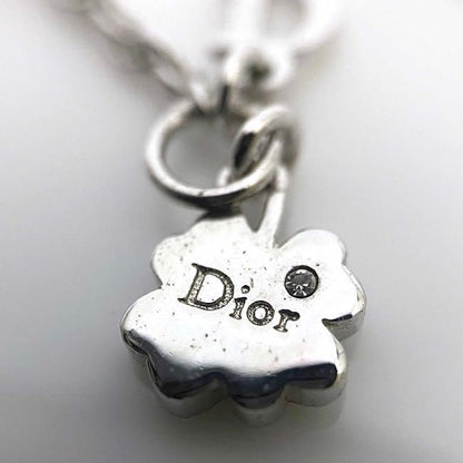 Dior Necklace Silver Metal