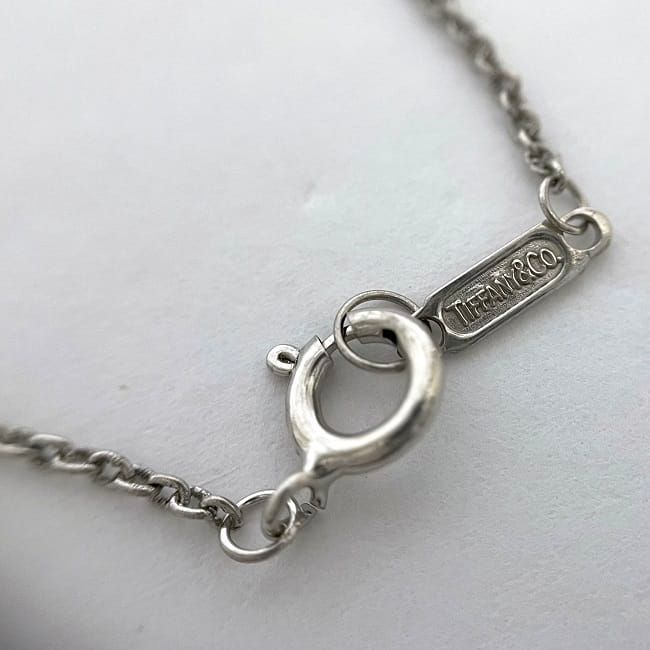 Tiffany & Co Bear Necklace Silver Polished