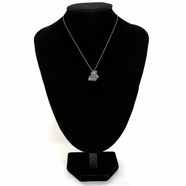 Tiffany & Co Bear Necklace Silver Polished