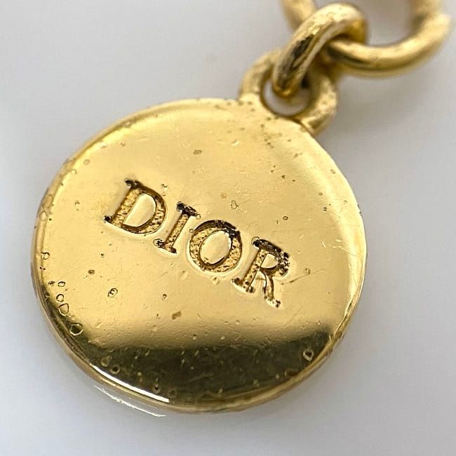 Dior Cube Necklace Gold Dice