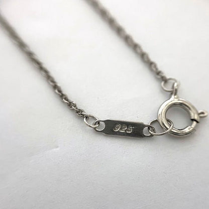 Tiffany & Co Bear Necklace Silver Polished