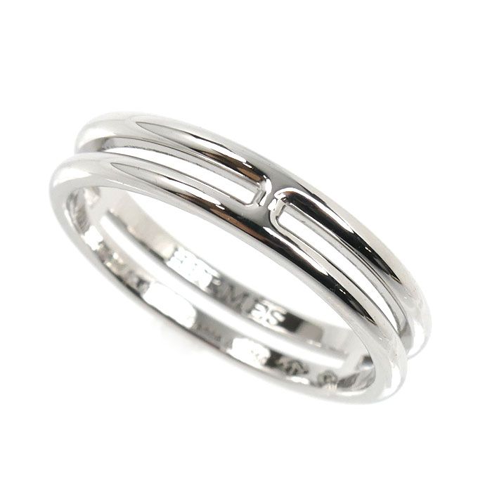 Hermes 18k White Gold Arianne Ring