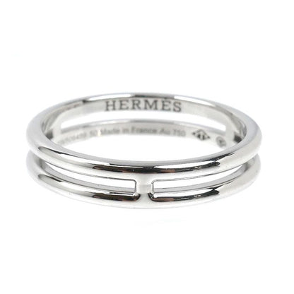 Hermes 18k White Gold Arianne Ring — view 3