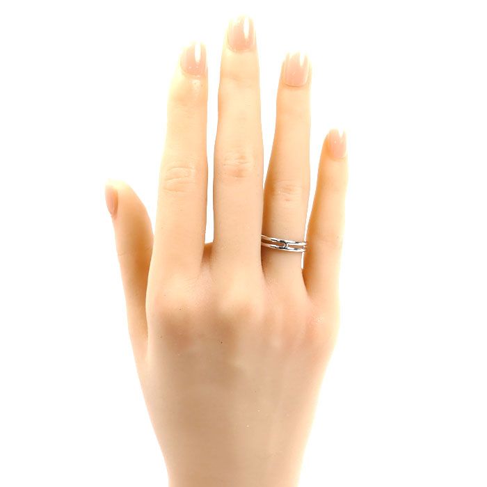 Hermes 18k White Gold Arianne Ring — view 7