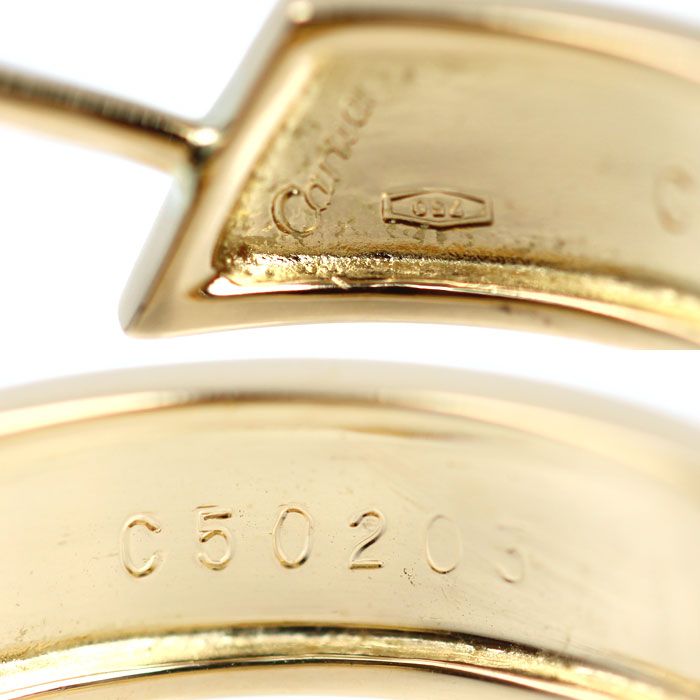 Cartier 18k Yellow Gold Love Earrings — view 5
