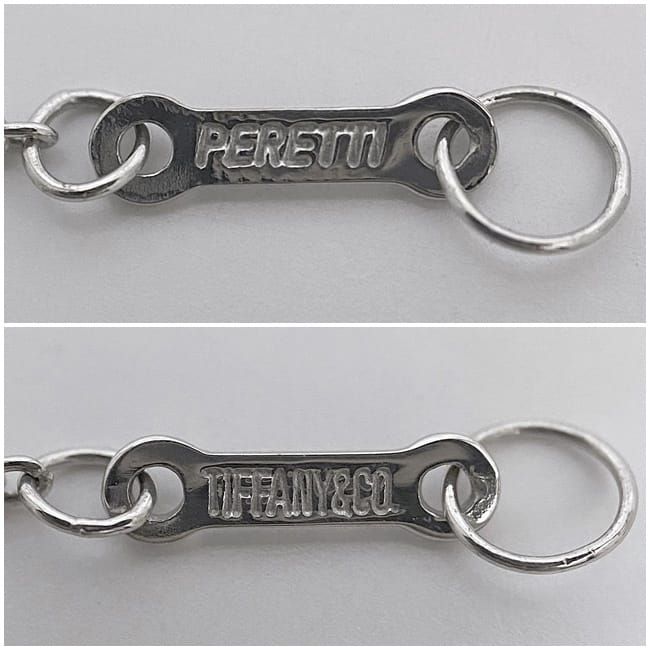Tiffany & Co Bean Necklace Silver Elsa Peretti Polished