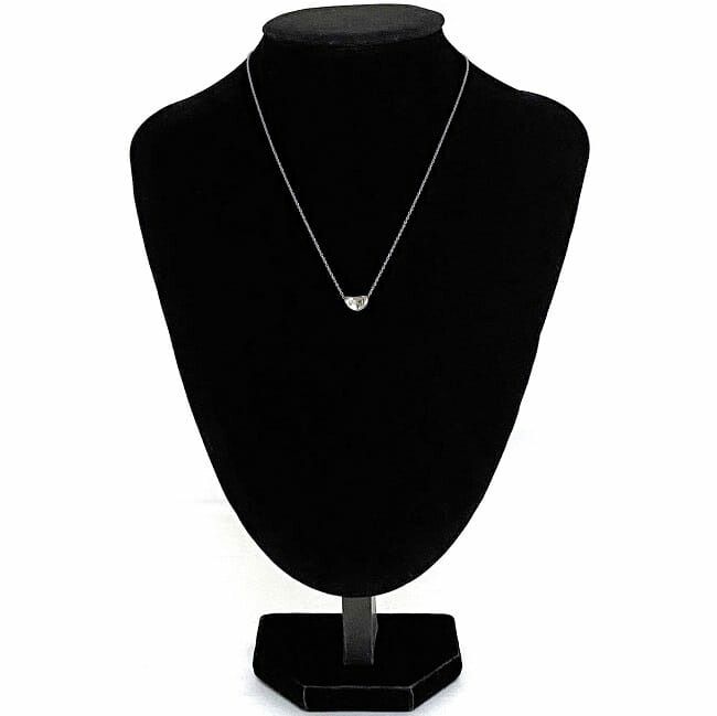 Tiffany & Co Bean Necklace Silver Elsa Peretti Polished