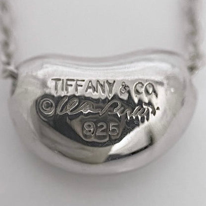 Tiffany & Co Bean Necklace Silver Elsa Peretti Polished
