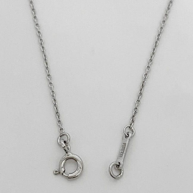 Tiffany & Co Bean Necklace Silver Elsa Peretti Polished