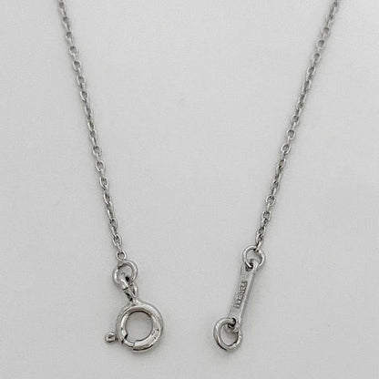 Tiffany & Co Bean Necklace Silver Elsa Peretti Polished