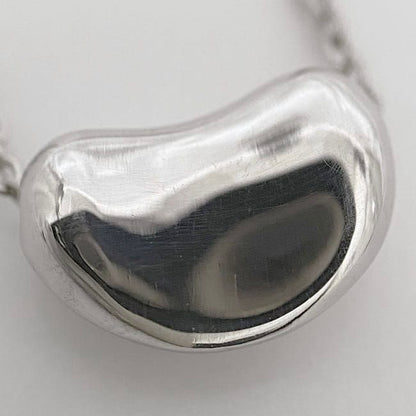 Tiffany & Co Bean Necklace Silver Elsa Peretti Polished