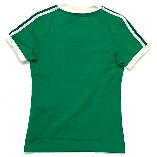 Gucci Adidas T-Shirt Green White Trefoil