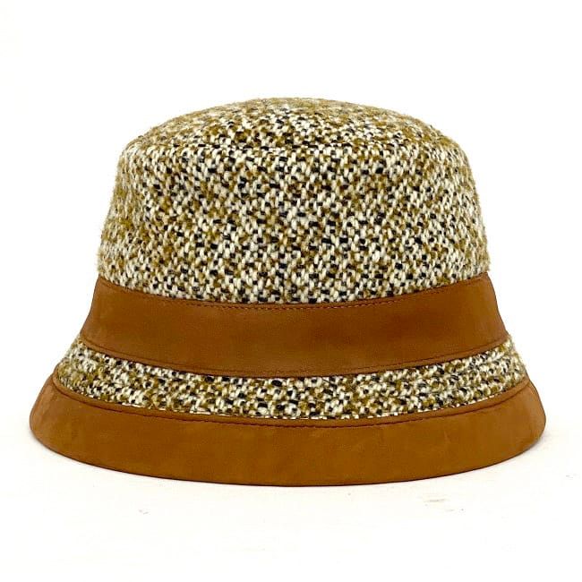 Hermes Bucket Hat Brown Beige Gray