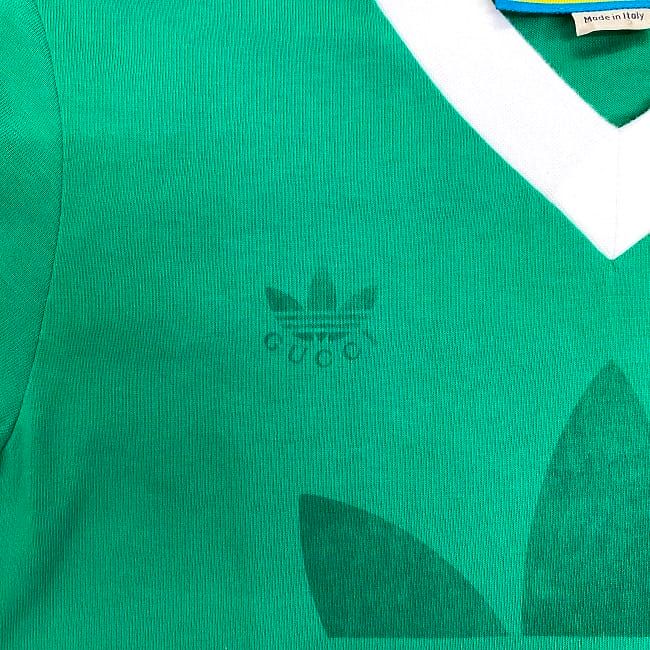 Gucci Adidas T-Shirt Green White Trefoil