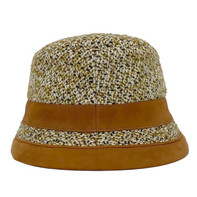 Hermes Bucket Hat Brown Beige Gray