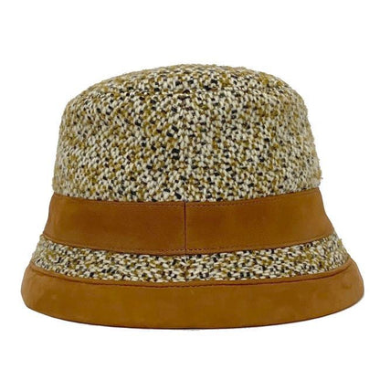 Hermes Bucket Hat Brown Beige Gray