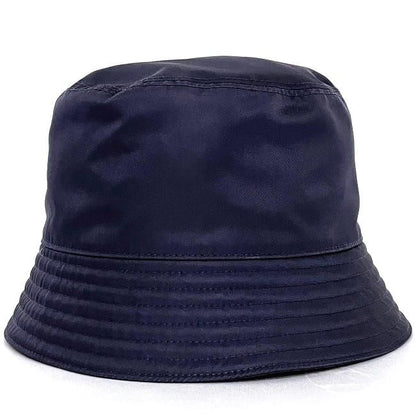 Prada Hat Bucket Hat Navy Tessuto