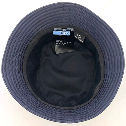 Prada Hat Bucket Hat Navy Tessuto