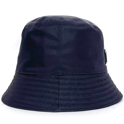 Prada Hat Bucket Hat Navy Tessuto
