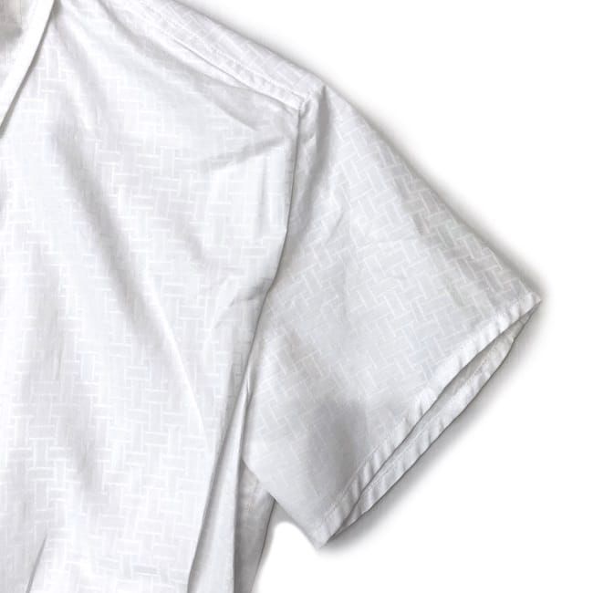 Hermes Zip Dress White Cleaned 34 Cotton