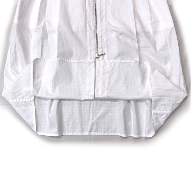 Hermes Zip Dress White Cleaned 34 Cotton