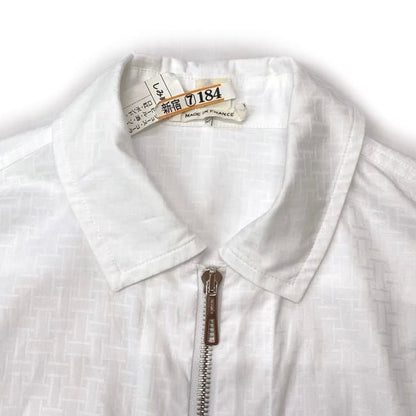 Hermes Zip Dress White Cleaned 34 Cotton
