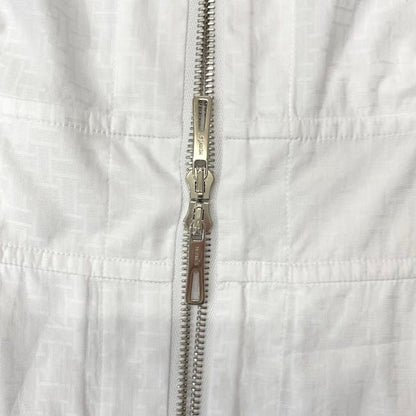 Hermes Zip Dress White Cleaned 34 Cotton