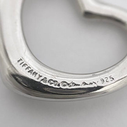 Tiffany & Co Open Heart Necklace Silver Elsa Peretti