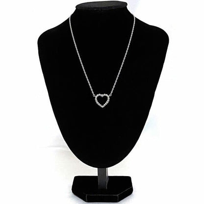 Tiffany & Co Twist Heart Necklace Silver Polished Ag