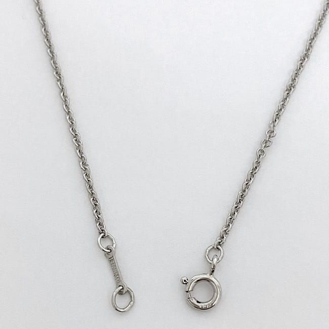 Tiffany & Co Open Heart Necklace Silver Elsa Peretti