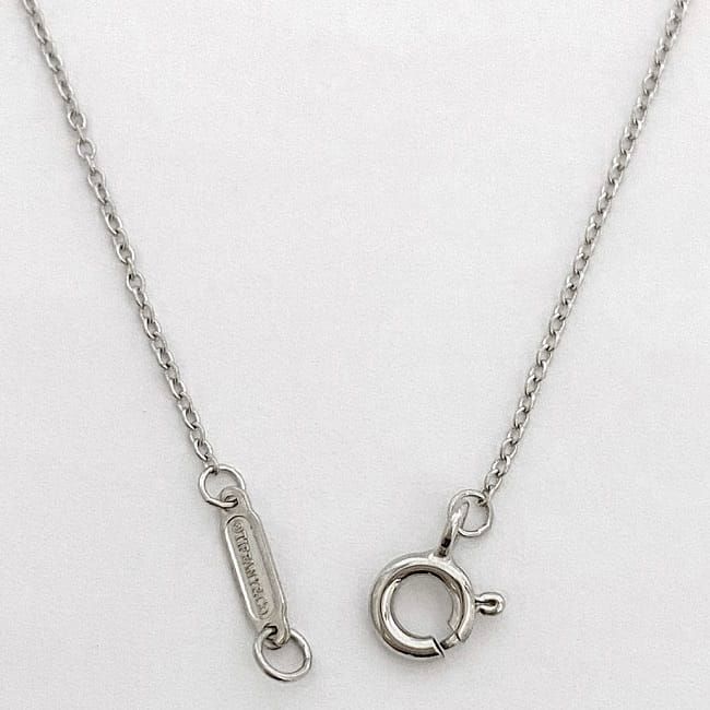 Tiffany & Co Open Heart Necklace Silver Elsa Peretti
