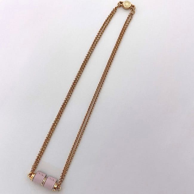 Hermes Necklace Charnier PM Pink Gold