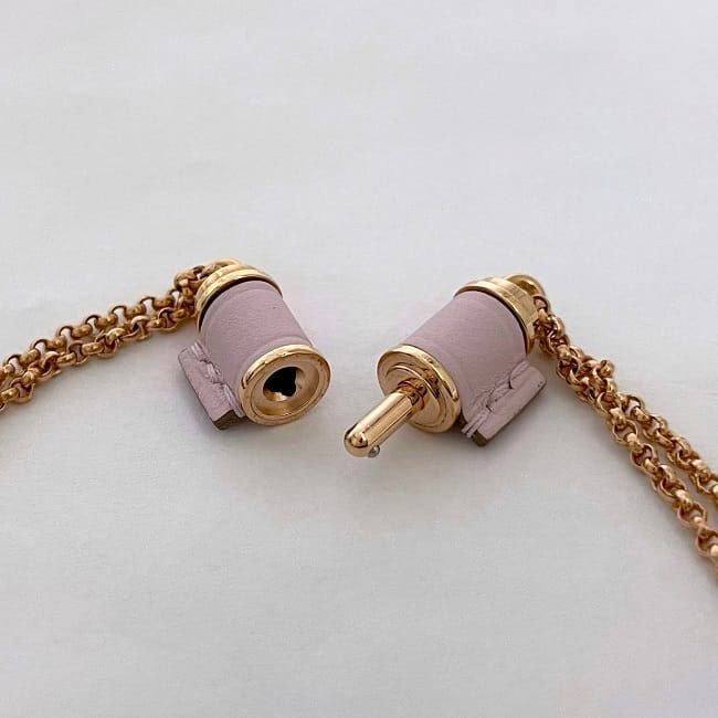 Hermes Necklace Charnier PM Pink Gold