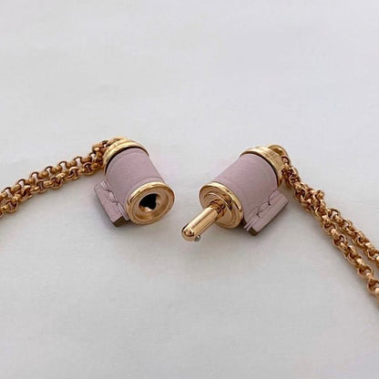 Hermes Necklace Charnier PM Pink Gold