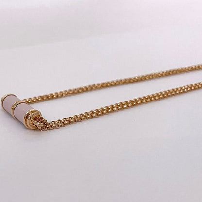 Hermes Necklace Charnier PM Pink Gold