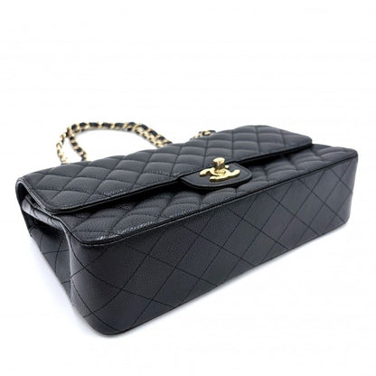 Chanel Shoulder Bag Quilted 25 Double Flap Chain Crossbody CC Logo Turnlock — view 3