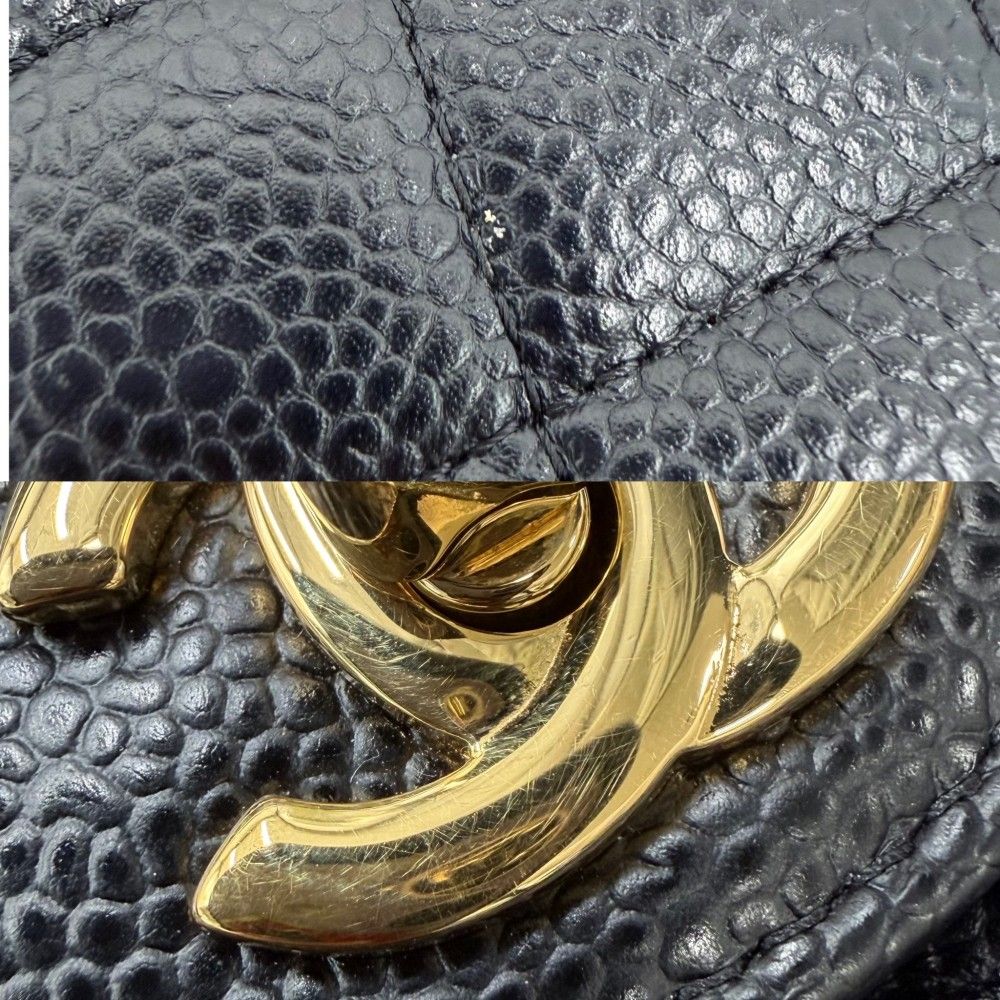Chanel Shoulder Bag Quilted 25 Double Flap Chain Crossbody CC Logo Turnlock — view 6