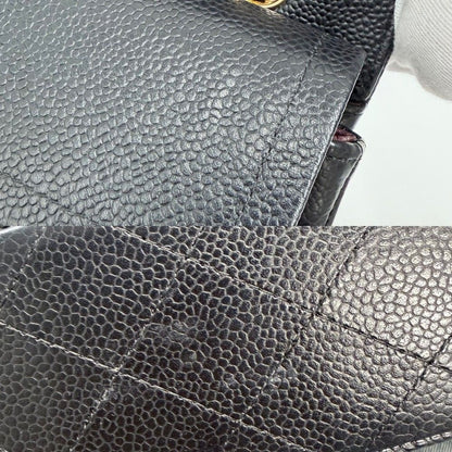 Chanel Shoulder Bag Quilted 25 Double Flap Chain Crossbody CC Logo Turnlock — view 7