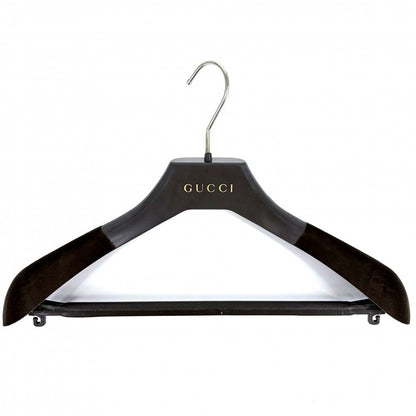 Gucci Dress Frill Ribbon Long Sleeve Sherry Line XS Black Rayon Nylon Polyuretha — view 9