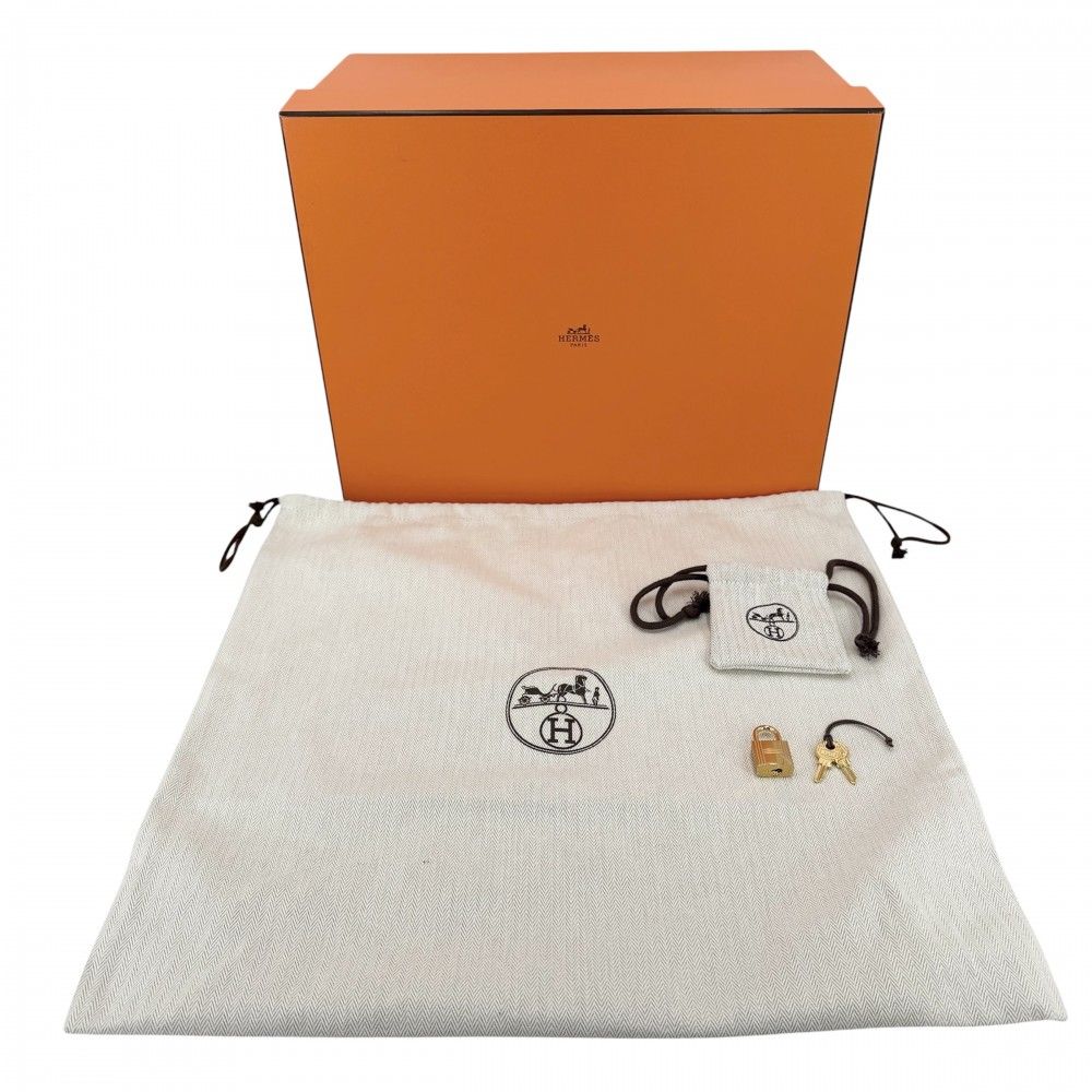 Hermes Handbag Picotin Lock MM Dark Green Taurillon Clemence Veil Mangalore Gold — view 8