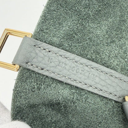 Hermes Handbag Picotin Lock MM Dark Green Taurillon Clemence Veil Mangalore Gold — view 5