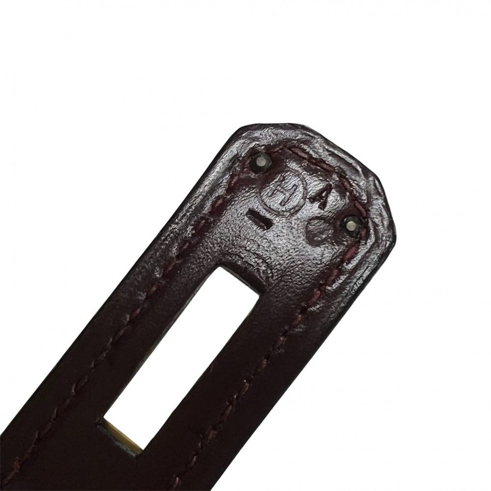 Hermes Handbag Kelly 28 Sellier Bordeaux Gold — view 6